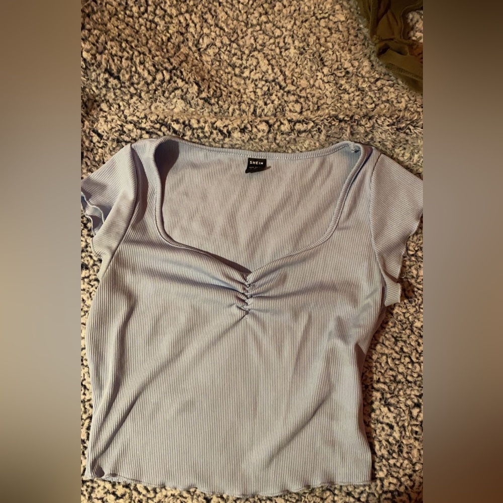 Light blue shein top